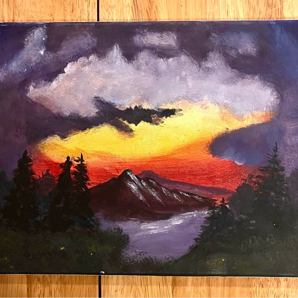 Acrylic Landscape Painting